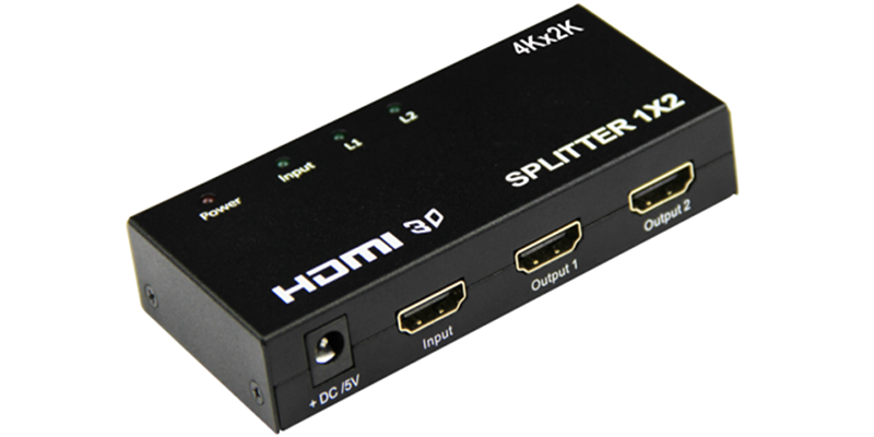 China Cheap price 24 Ports Active Catv Signal Combiner - 100% Original Factory Uhd 4k/30hz Hdmi Splitter 1×2 Support 3d 1 In 2 Out – GreenGo