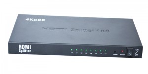 4K 2K HDMI स्प्लिटर 1 से 8