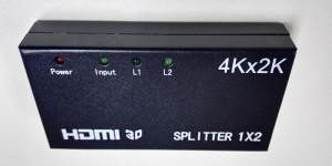 4K 2K répartiteur HDMI de 1 à 2