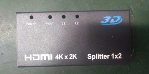 កម្មវិធីពុះ 4K 2K រន្ធ HDMI 1 ទៅ 2