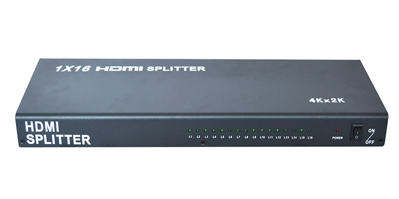 Leading Manufacturer for Fiber Optik - 4K 2K HDMI Splitter 1 to 16 – GreenGo