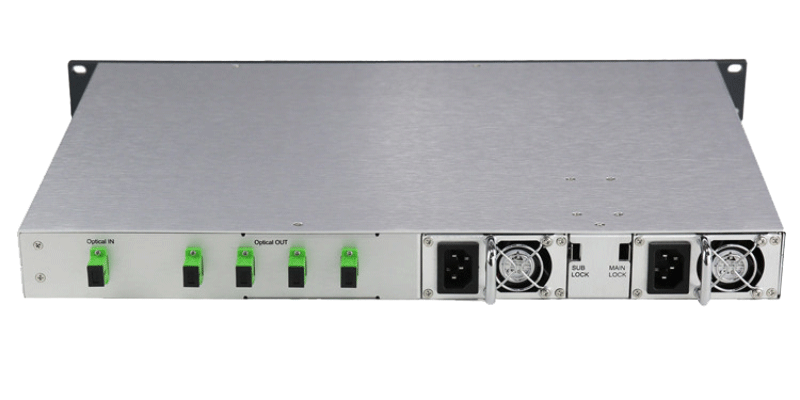 2017 New Style Gge-10gb Fiber Optic Repeater Optical Transmitter And - GGE-50ErA 8 ports Ytterbium high power optical amplifier – GreenGo