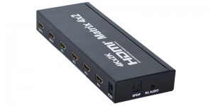 4K 2K HDMI Matrix 4 inputs 2 outputs